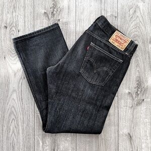 Levi's 514 Straight Leg Dark Wash Jeans Men's Size 34x30 VTG Demin Cotton y2k